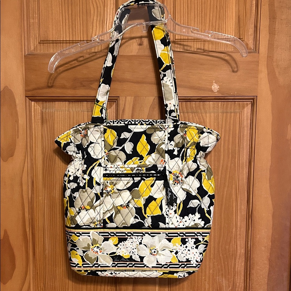 Vera Bradley Laura Dogwood Collection New Never Used With Tags Yellow Black